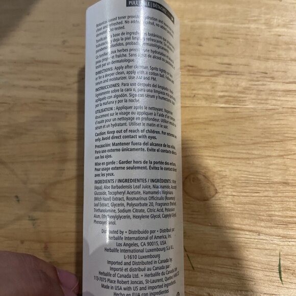 Herbalife SKIN Energizing Herbal Toner 2 Brand New Sealed Exp:2024 1.7oz - Picture 2 of 4